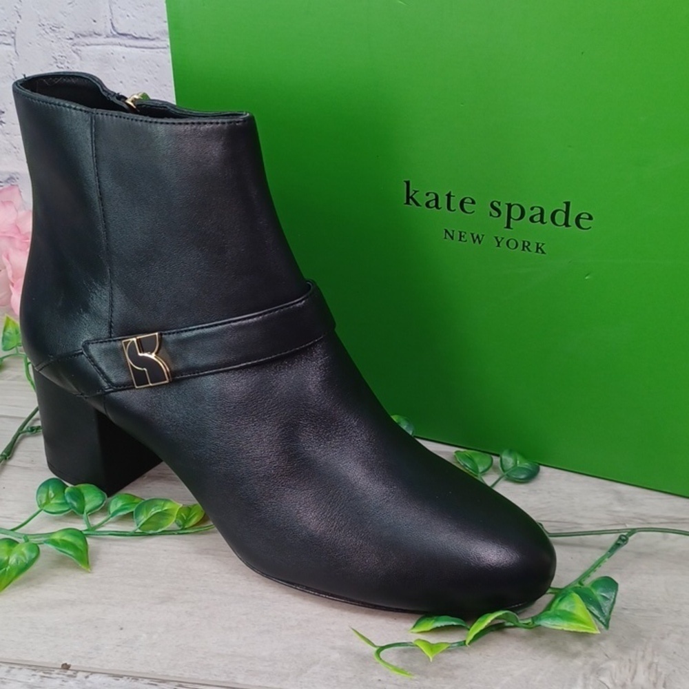 Kate Spade New York  Dakota Zip Up Mid Heeled Bootie NIB